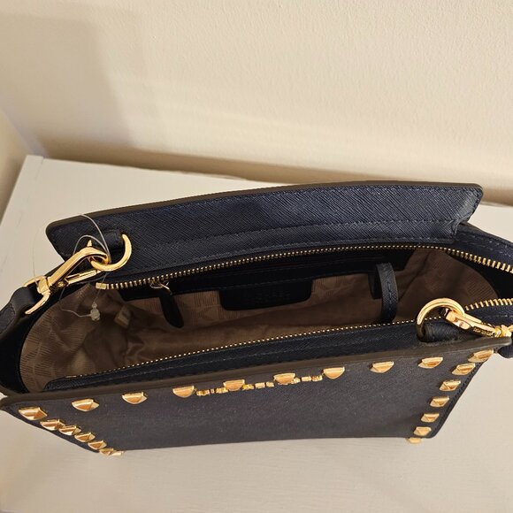 MICHAEL Michael Kors Selma Stud Medium Messenger - Picture 8 of 12